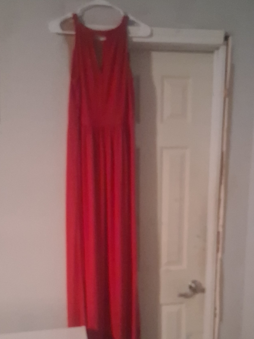 Emma & Michele Vibrant Red Formal Maxi Dress - Size M - Picture 11 of 11